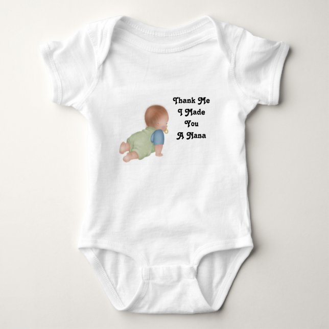 Tacka Me1, tacka mig som jag gjorde dig en Nana T-shirt (Framsida)