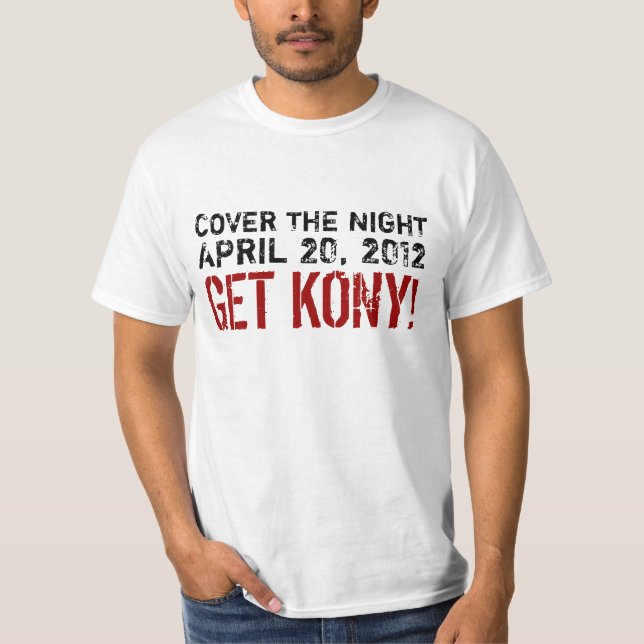 Täcka natten får Kony Tröja (Framsida)
