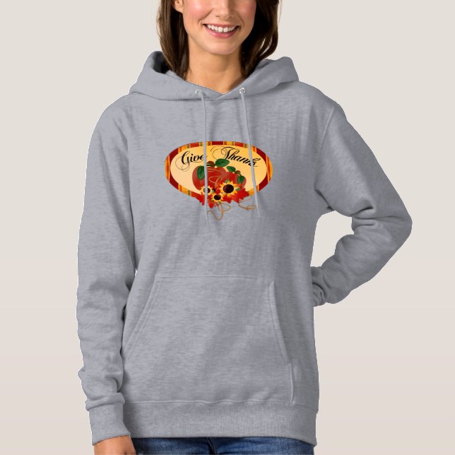 Tacka nej tack Thanksgiving Day T Shirt (Framsida)