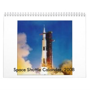 täcka rymdfärjan Calander, 2008 Kalender