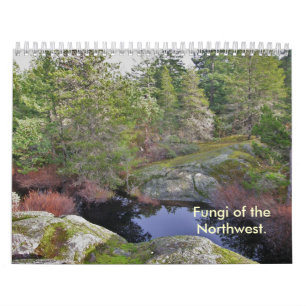 Täcka svampar av northwest.en kalender