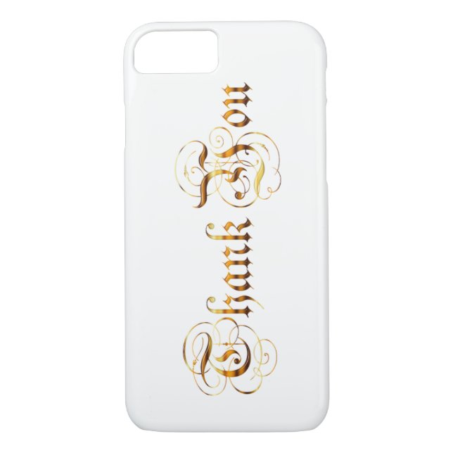 Tacka you.text. Case-Mate iPhone skal (Baksida)