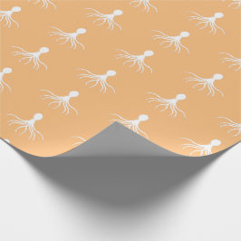 Täckad oktopusdesign - Papper radbrytning av proje Presentpapper
