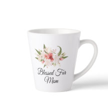 Tackad pälsmamma med akvarellblommdesign
