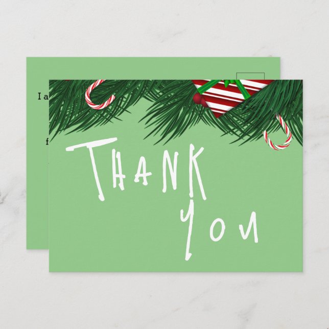 Tackar för en restaurang  vykort (Fram/baksida)