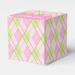 Tackar rosa damer för Argyle stil dig att golf Presentaskar