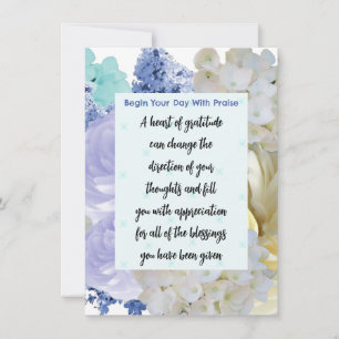 Tackbibelvers Meditationskort Inbjudningar