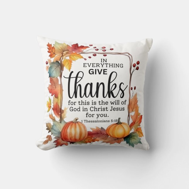 tackbön kudde (Framsida)