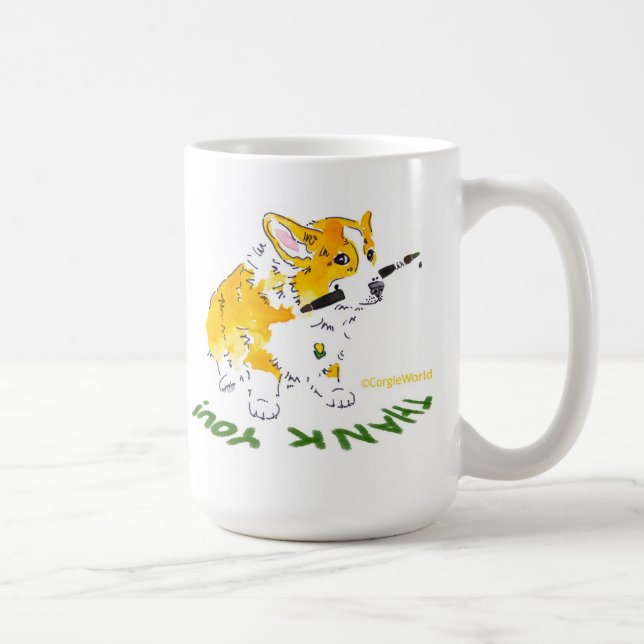 TackCorgimugg Kaffemugg (Höger)