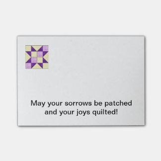 Täckekvarteret noterar Posta-Det B Post-it Block