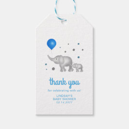 Tacken Adsible Watercolor Elephants Presentetikett