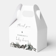 Tacken Äventyr Mountain Forest Baby Shower