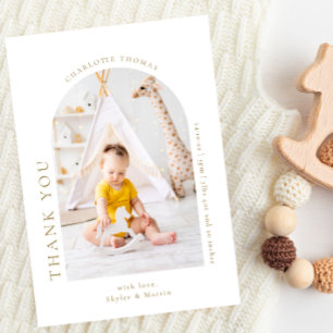 Tacken Baby Shower för elegant Arch Tack Chic Baby Kort