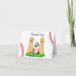 Tacken Baseball Theter Baby Shower Kort