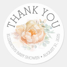 Tacken blommigt Baby Shower