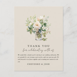 Tacken Bohemian med vattenfärg Forest Bohemian Vykort