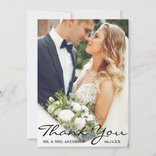 Tacken bröllop Photo Bride Groom Tack Kort