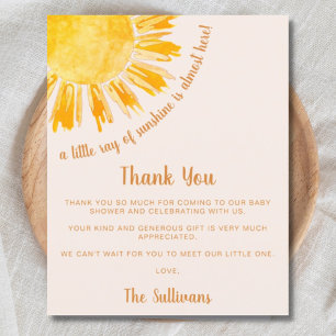 Tacken Budget Sunshine Baby Shower