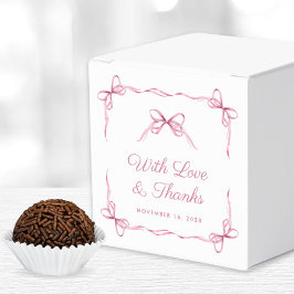 Tacken Coquette Bows Flicka Shower Presentaskar