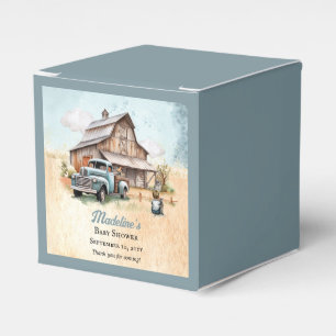 Tacken Cute Little Farmer Pojke Shower Presentaskar
