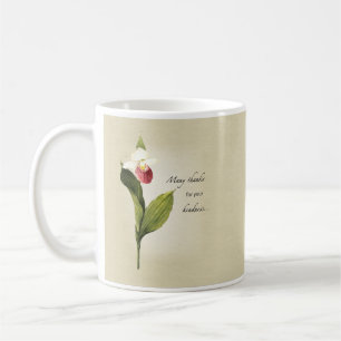 Tacken dam-pipettblomma kaffemugg