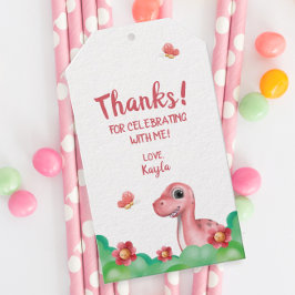 Tacken Dinosaur Birthday Presentetikett