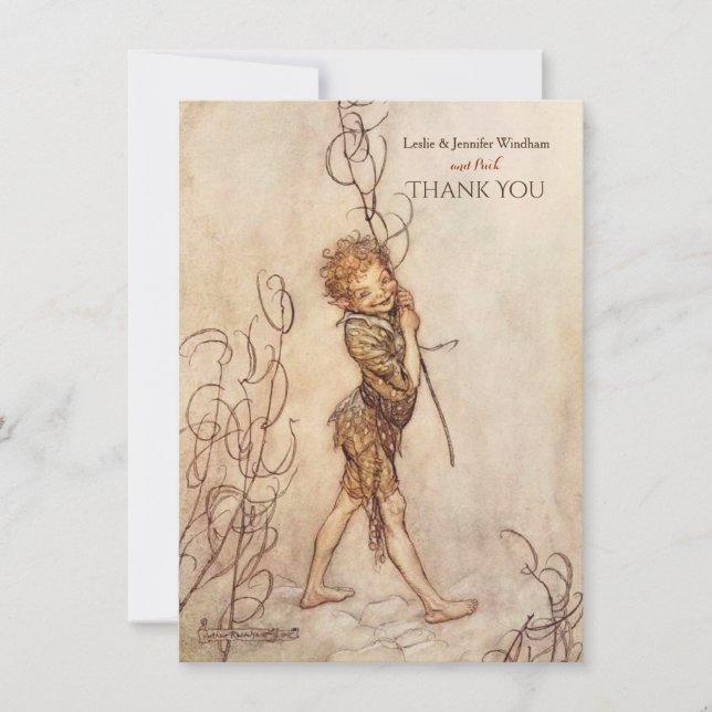 Tacken Dream Personlig i midsommarnatt Tack Kort (Framsida)