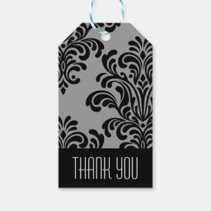 Tacken elegant Damask Presentetikett