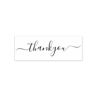 Tacken elegant Script Självfärgande Stämpel