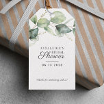 Tacken Eucalyptus Greenery Möhippa till förmån för Presentetikett<br><div class="desc">Eucalyptus Greenery Möhippa Tack Favor Gift-Märkre</div>