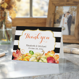 Tacken för höstfällning för påfyllnadsmaple Löv Tack Kort