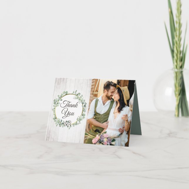 Tacken för Landsbyggsbröllopet Södra bomullsbomull Kort (Framsida)