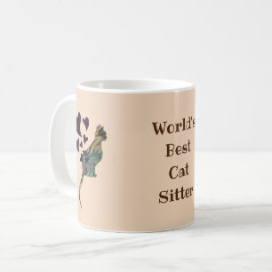 Tacken för världens bästa kattbesökare kaffemugg