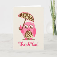 Tacken Giraffe Print Uggla Baby Shower