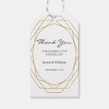 Tacken Glitter Geometric Modern Wedding Favor