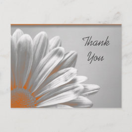 Tacken Högdagrar för Blommigten orange Vykort