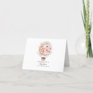 Tacken luftballong Baby Shower Tack Kort
