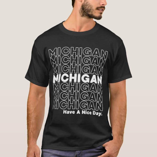 Tacken Michigan Matkasse T Shirt (Framsida)