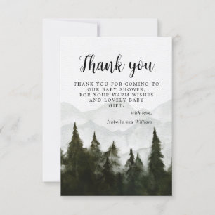 Tacken Misty Forest Baby Shower Tack Kort