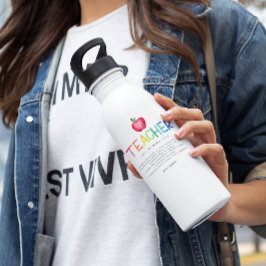 Tacken Modern Watercolor Rainbow Teacher