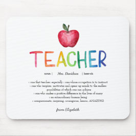 Tacken Modern Watercolor Rainbow Teacher Musmatta