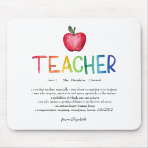 Tacken Modern Watercolor Rainbow Teacher Musmatta