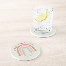 Tacken Modern Watercolor Rainbow Teacher Underlägg