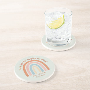 Tacken Modern Watercolor Rainbow Teacher Underlägg