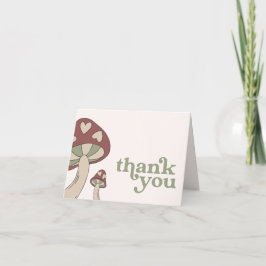 Tacken Mushroom Baby Shower | GRÖNT Inbjudan