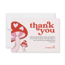 Tacken Mushroom Baby Shower | Röd och Rosa