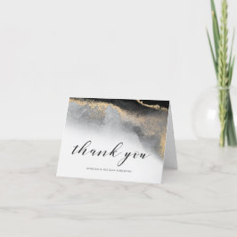 Tacken Opulence för elegant med ditt namn Tack Kort