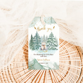 Tacken polar Little Bear Baby Shower Presentetikett