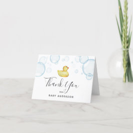 Tacken Rubber Anka Baby Shower Tack Kort