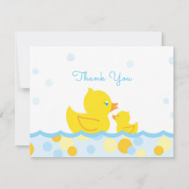Tacken Rubber Anka Baby Shower Tack Kort
